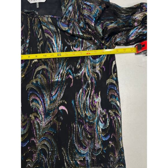 TRINA TURK Ambrosial Top Blouse in Black Multi. Size S. - Picture 7 of 9